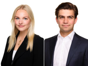 Portretterav ansatte med hvit bakgrunn